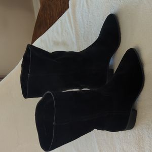 Lucky Brand Mid-Calf Leather Boot